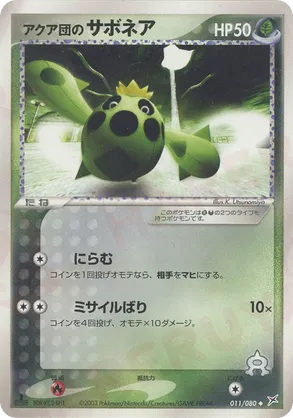 Team Aqua's Cacnea