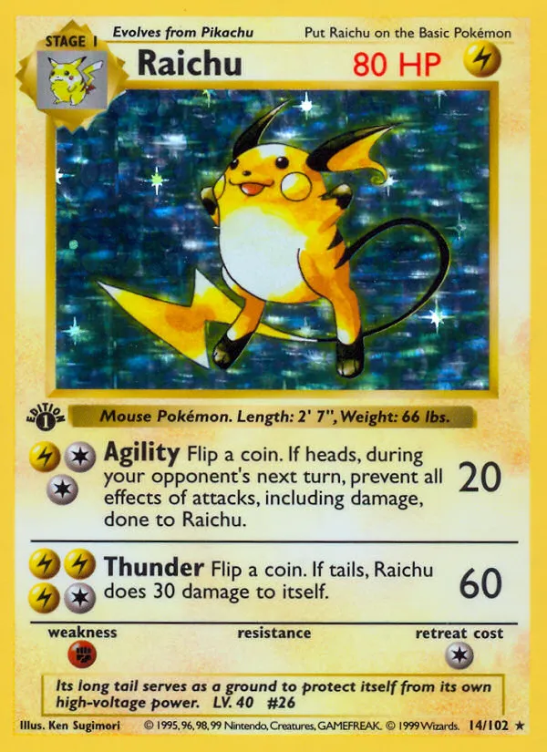 Raichu - Base #14