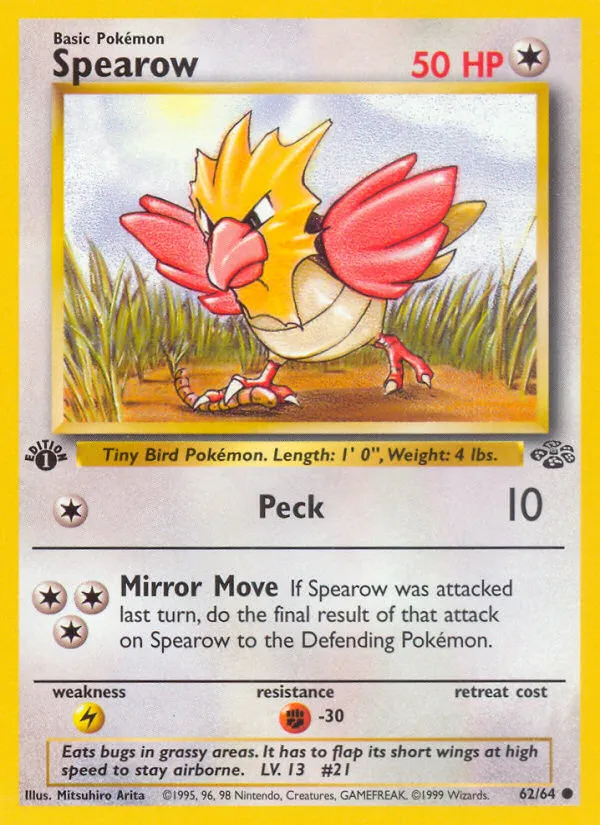 Spearow - Jungle #62