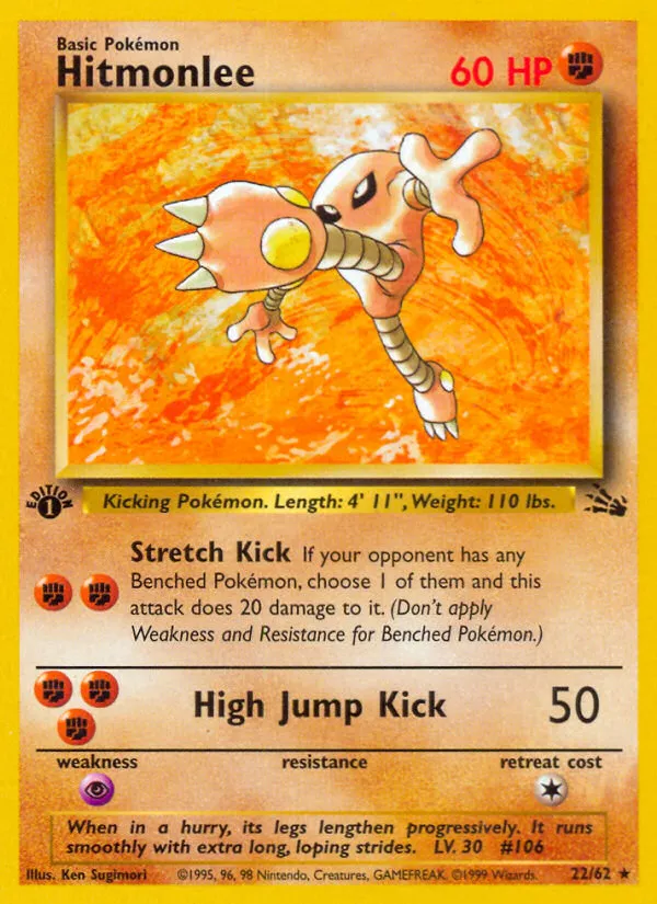 Hitmonlee - Fossil #22