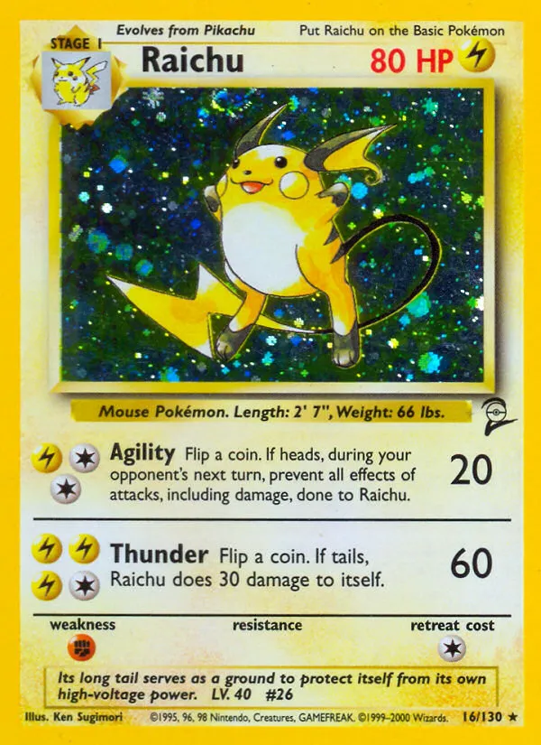 Raichu - Base Set 2 #16