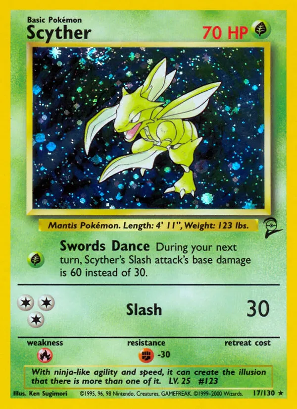 Scyther - Base Set 2 #17