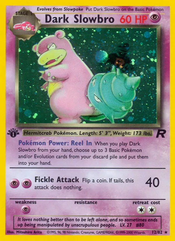 Dark Slowbro - Team Rocket #12