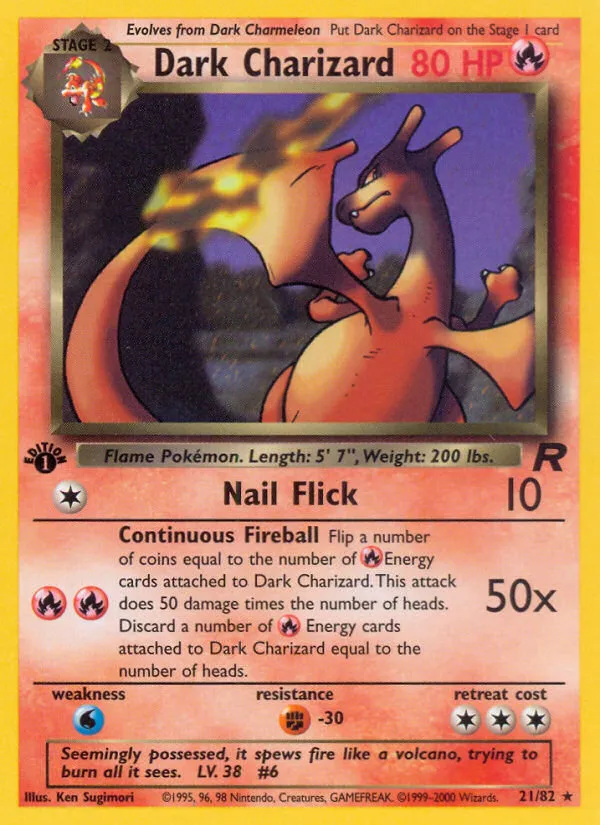 Dark Charizard - Team Rocket #21