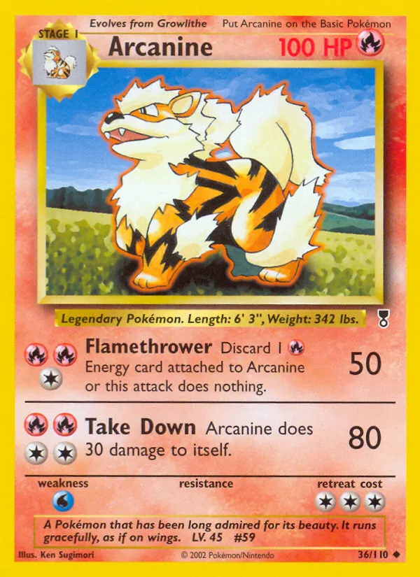 Arcanine - Legendary Collection #36