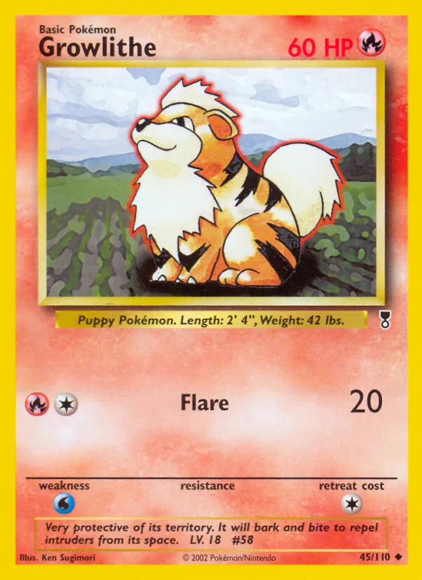 Growlithe - Legendary Collection #45