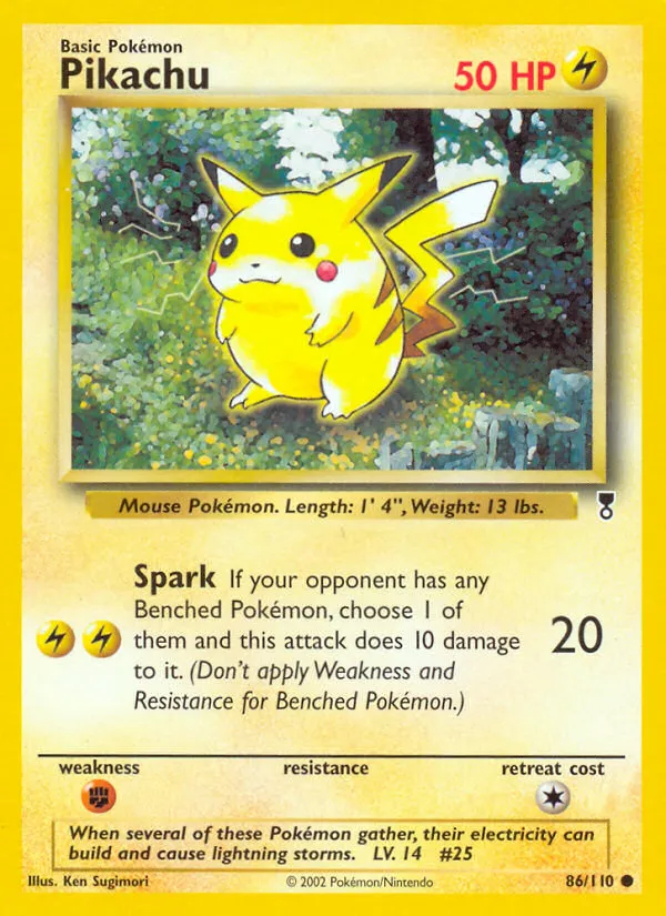 Pikachu - Legendary Collection #86