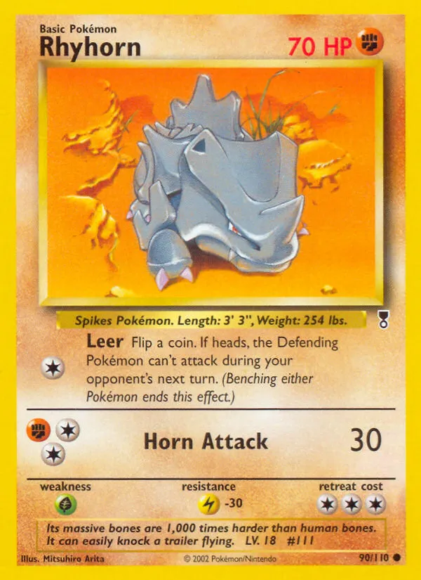 Rhyhorn - Legendary Collection #90