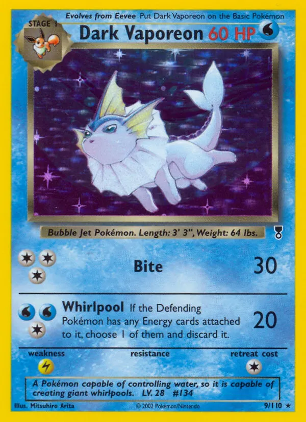 Dark Vaporeon - Legendary Collection #9
