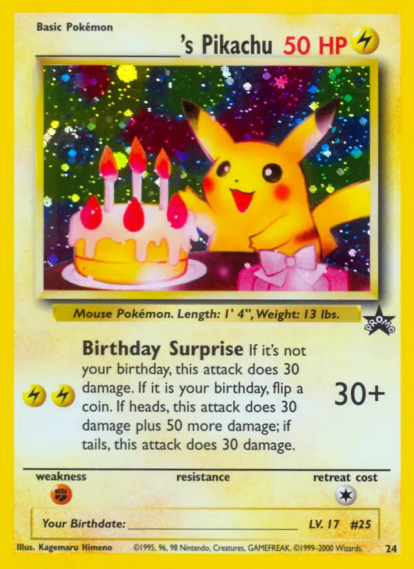 _____'s Pikachu - Wizards Black Star Promos #24