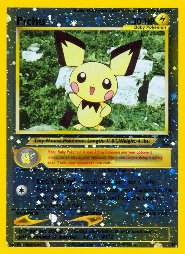 Pichu - Wizards Black Star Promos #35
