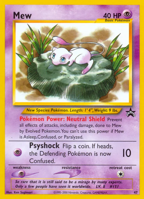 Mew - Wizards Black Star Promos #47