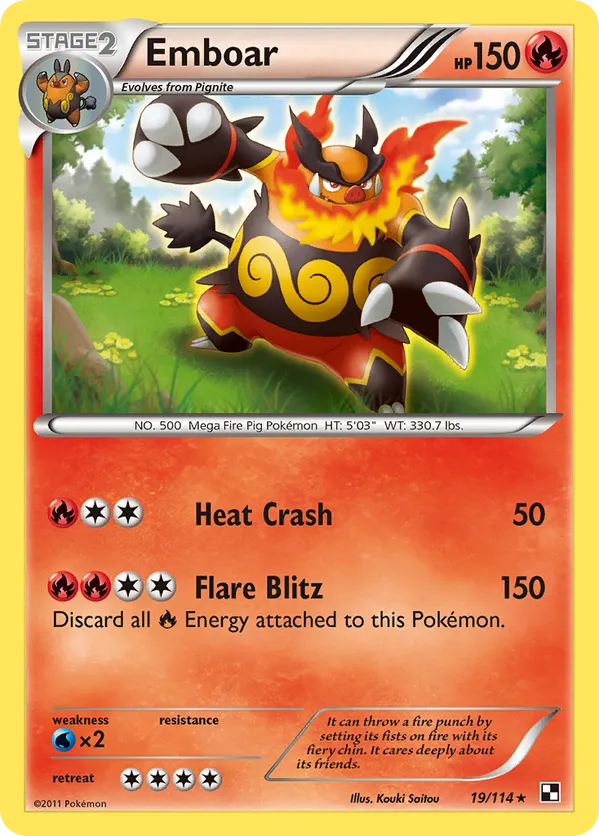 Emboar - Black & White #19