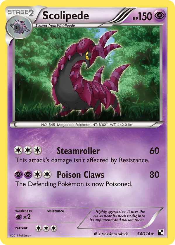 Scolipede - Black & White #54
