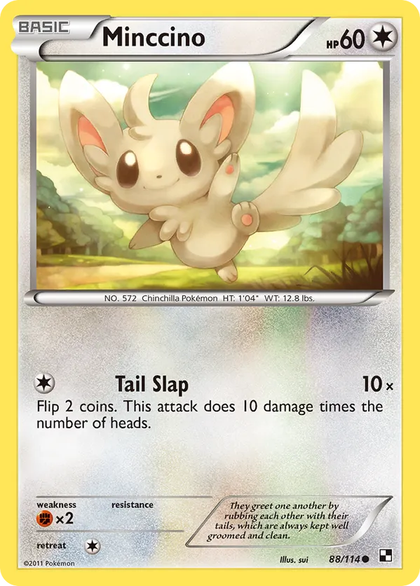 Minccino - Black & White #88
