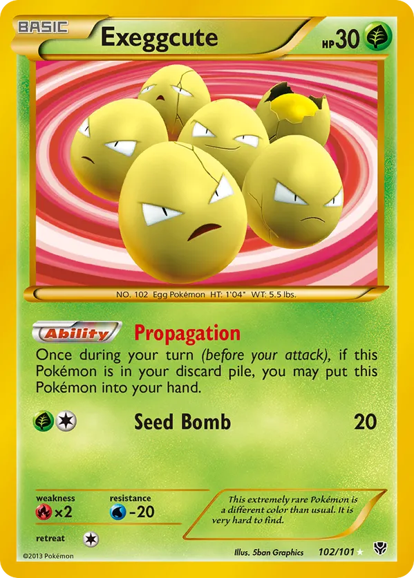 Exeggcute - Plasma Blast #102