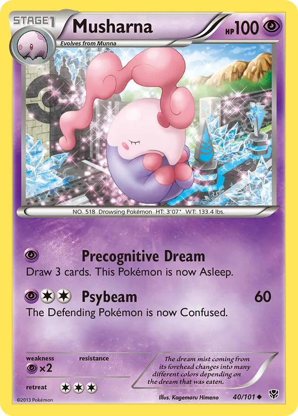 Musharna - Plasma Blast #40