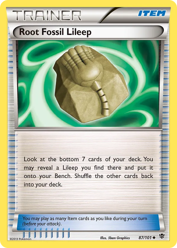 Root Fossil Lileep - Plasma Blast #87