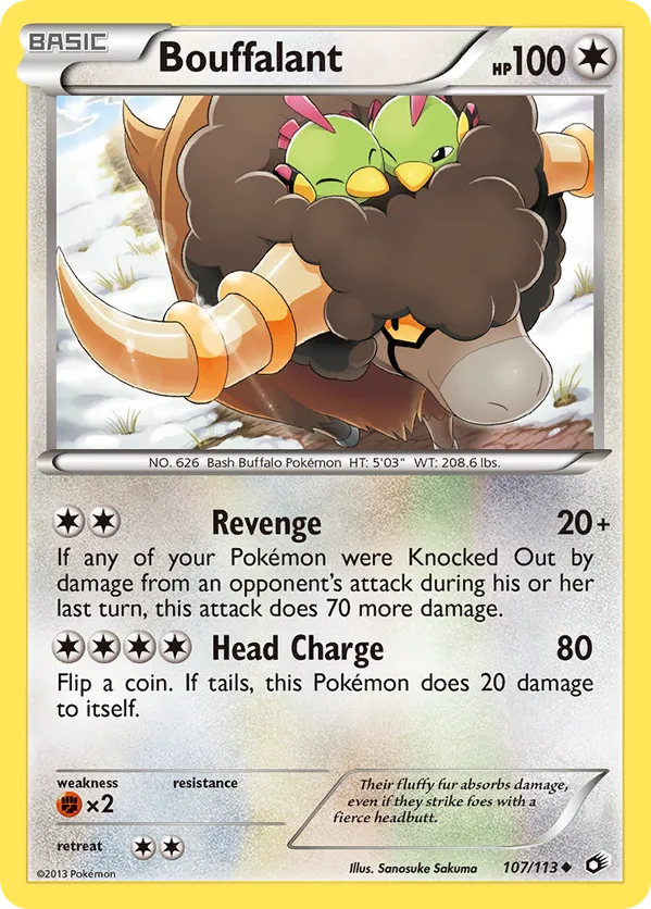 Bouffalant - Legendary Treasures #107