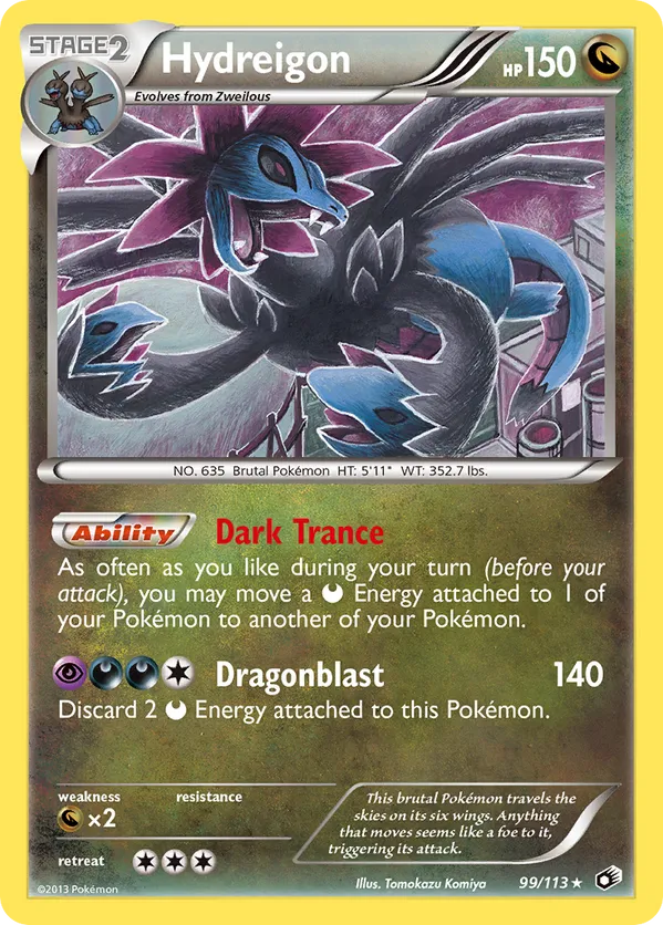 Hydreigon - Legendary Treasures #99