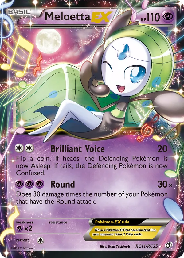 Meloetta-EX - Legendary Treasures #RC11