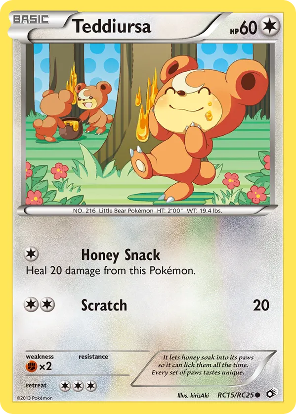 Teddiursa - Legendary Treasures #RC15