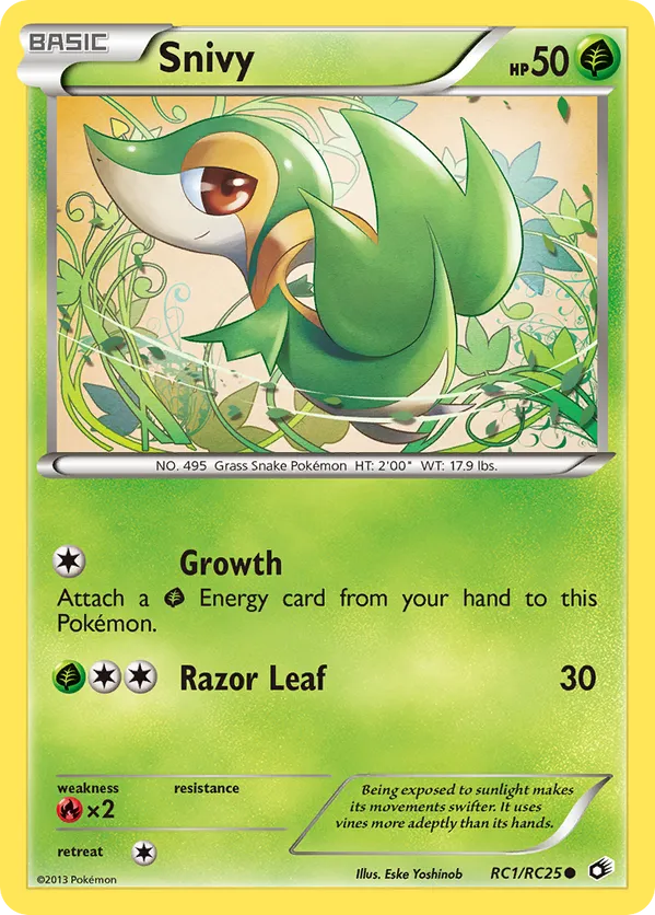 Snivy - Legendary Treasures #RC1