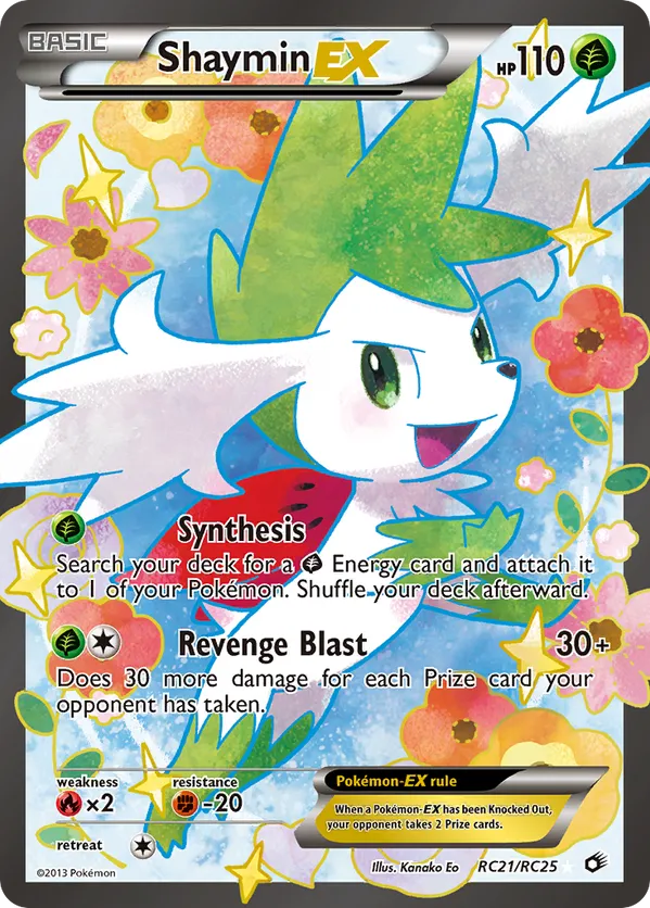 Shaymin-EX - Legendary Treasures #RC21