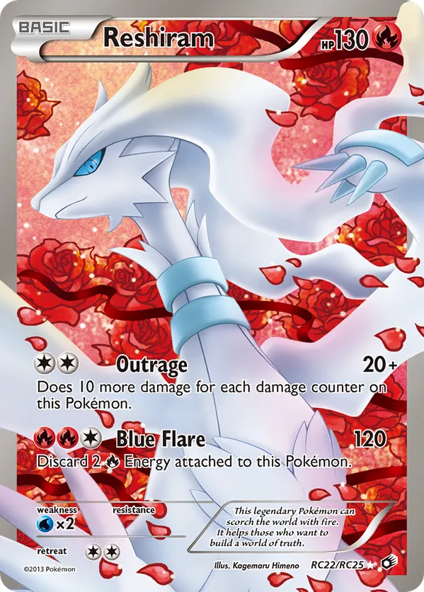 Reshiram - Legendary Treasures #RC22