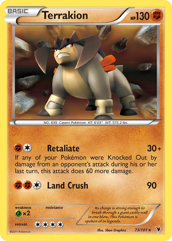 Terrakion - Noble Victories #73