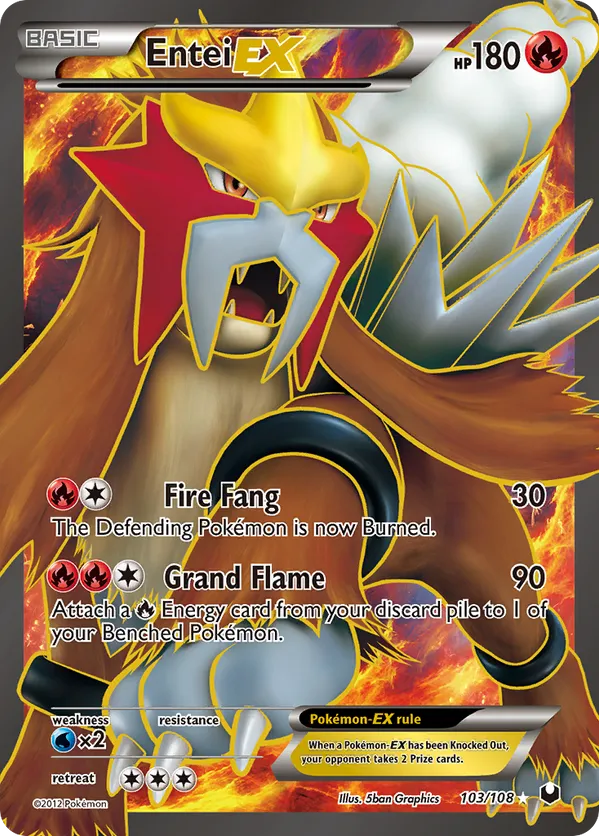 Entei-EX - Dark Explorers #103