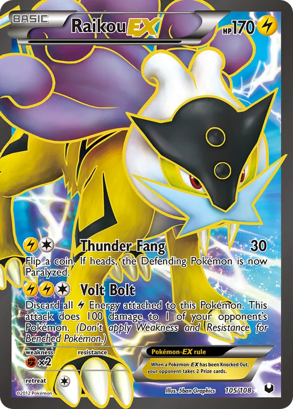 Raikou-EX - Dark Explorers #105
