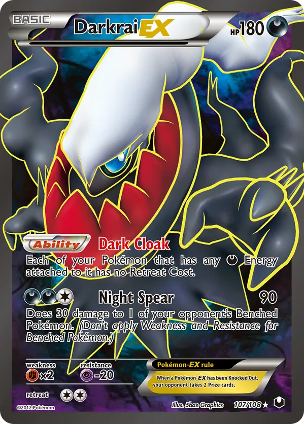 Darkrai-EX - Dark Explorers #107