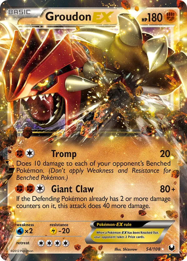Groudon-EX - Dark Explorers #54