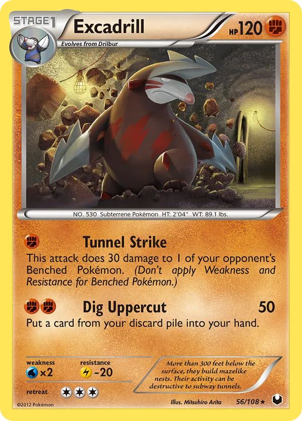 Excadrill - Dark Explorers #56