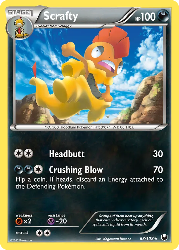 Scrafty - Dark Explorers #68