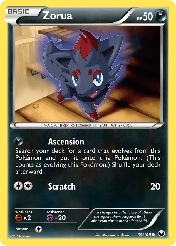 Zorua - Dark Explorers #69