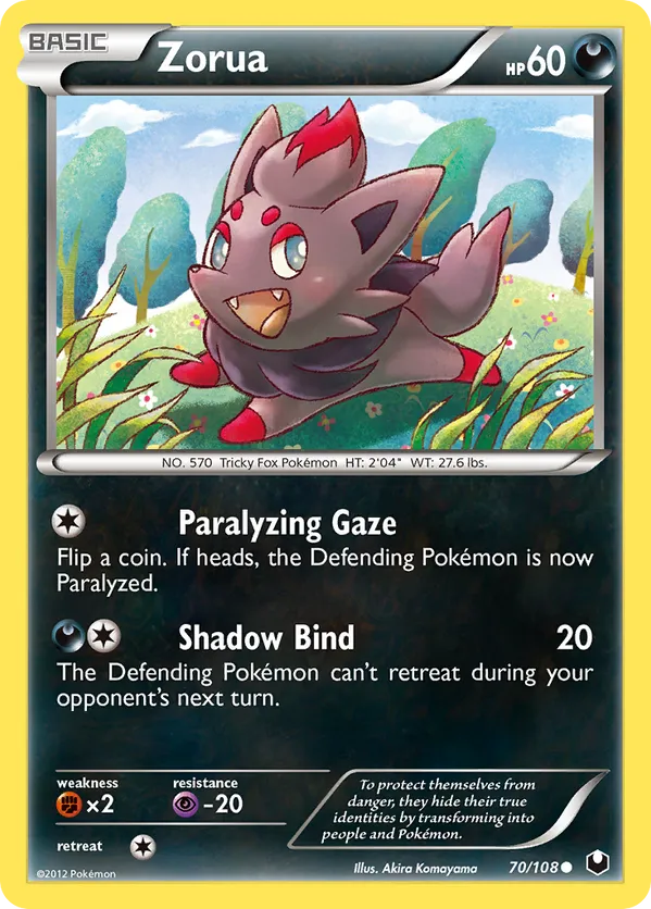 Zorua - Dark Explorers #70