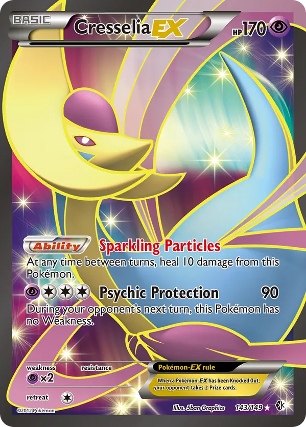 Cresselia-EX - Boundaries Crossed #143