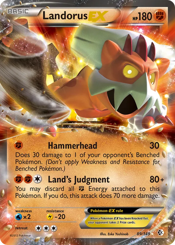 Landorus-EX - Boundaries Crossed #89