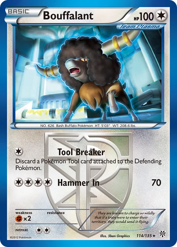 Bouffalant - Plasma Storm #114