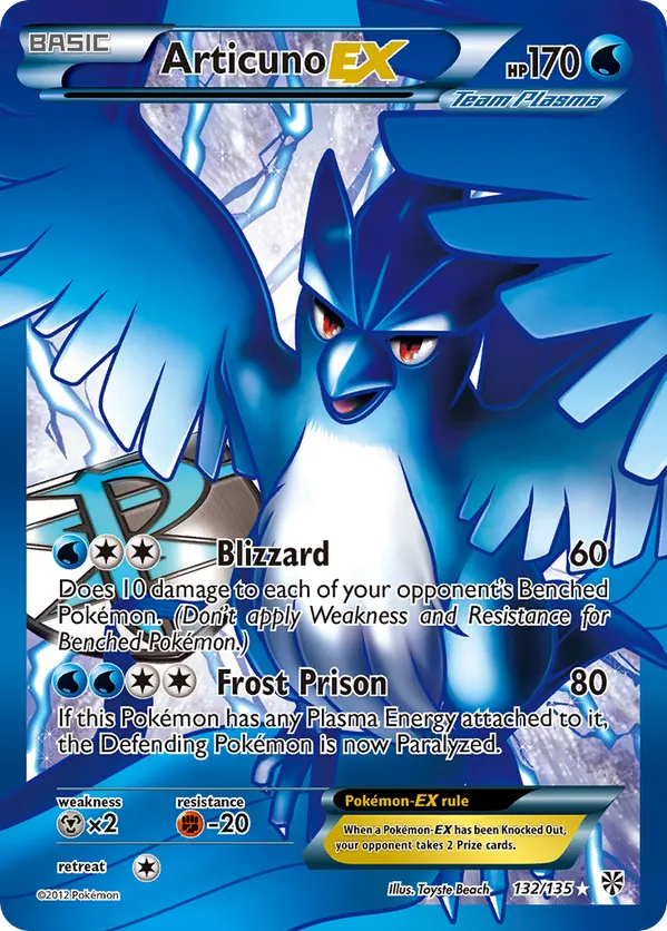 Articuno-EX - Plasma Storm #132