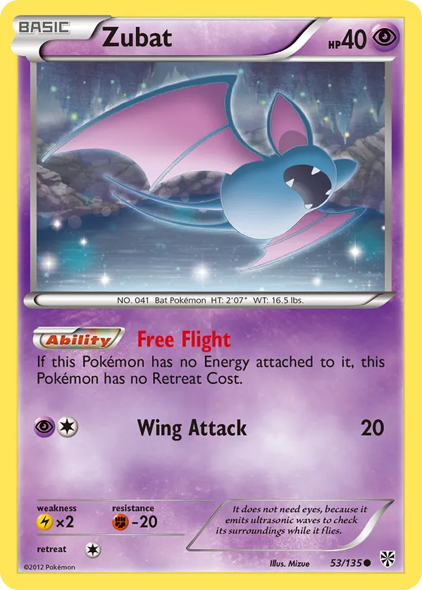 Zubat - Plasma Storm #53
