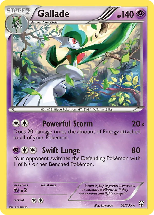 Gallade - Plasma Storm #61