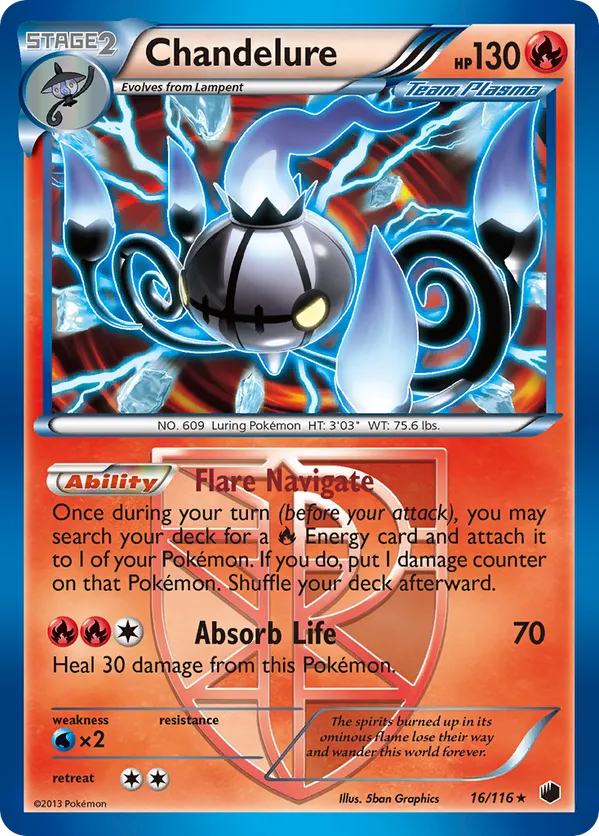 Chandelure - Plasma Freeze #16