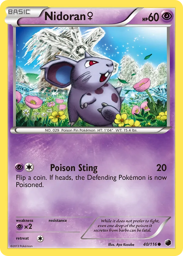 Nidoran ♀ - Plasma Freeze #40