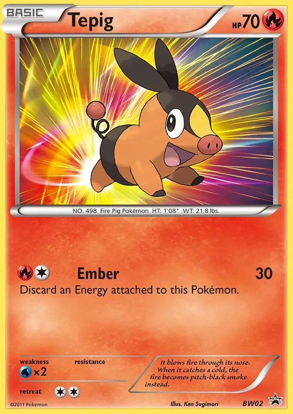 Tepig - BW Black Star Promos #BW02
