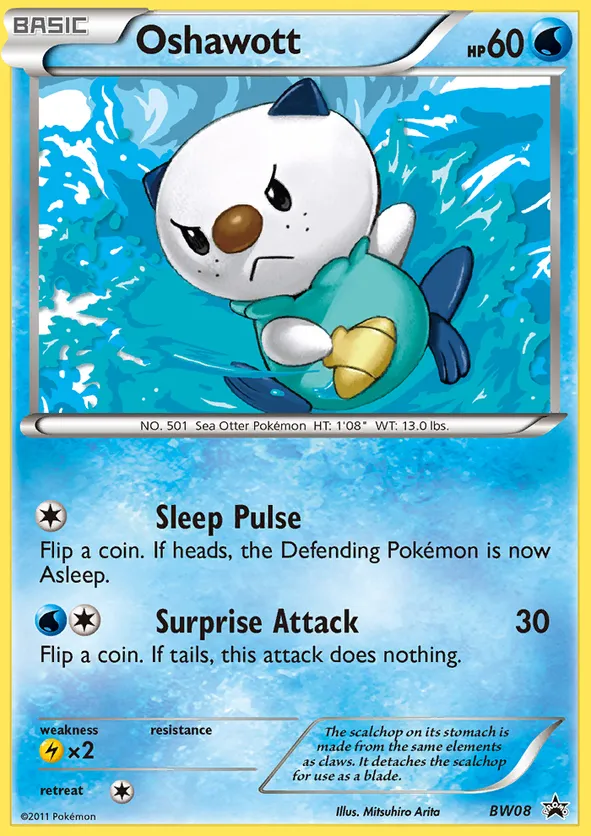 Oshawott - BW Black Star Promos #BW08