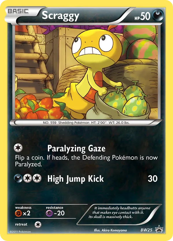 Scraggy - BW Black Star Promos #BW25