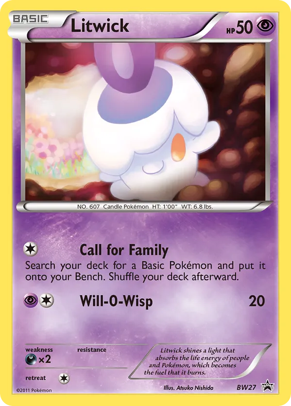 Litwick - BW Black Star Promos #BW27